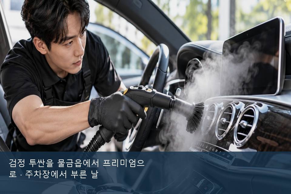 검정 투싼을 물금읍에서 프리미엄으로 · 주차장에서 부른 날
